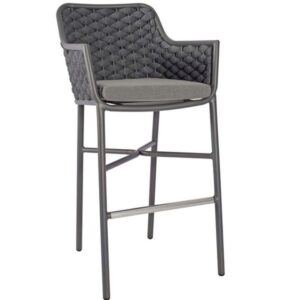 Cordoba outdoor Bar Chairs with Backs and Arm Rest