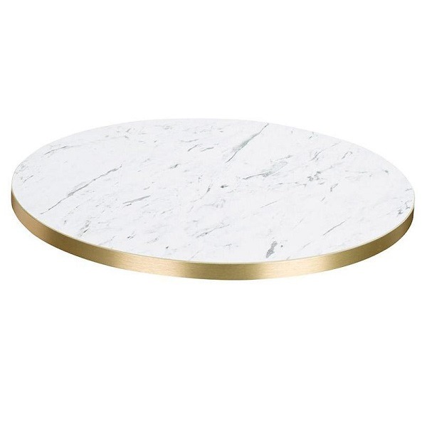 White Carrara Marble - Round