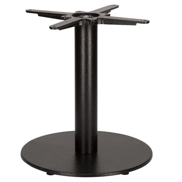 Titan Small Round Table Base - Coffee