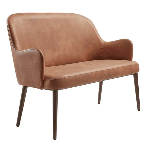 Aztec 2 Seater Sofa-cognac
