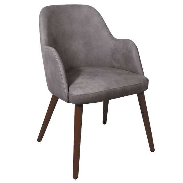 Aztec Vintage Elegance Arm Chairs - Steel Grey