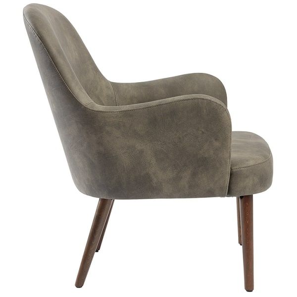 Aztec Lounge Arm Chair - Steel Grey