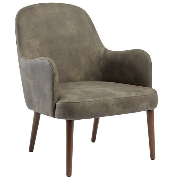 Aztec Lounge Arm Chair - Steel Grey