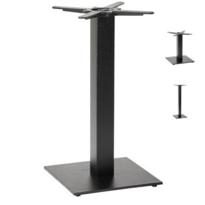 Barnet Small Square Table Bases - Black