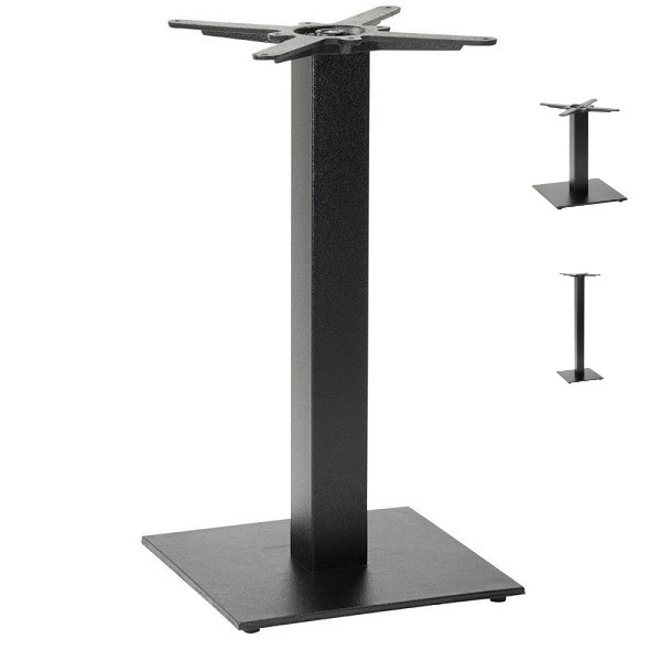 Barnet Small Square Table Bases - Black