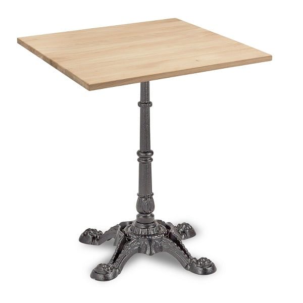 Classic Ornate 4 Leg Medium Cast Iron Table Base - Dining