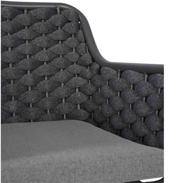 Cordoba Outdoor Armchairs - Textilene Anthracite Weave