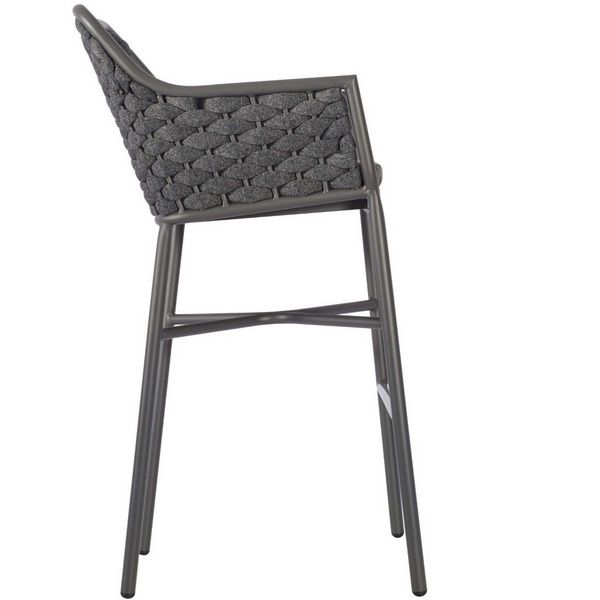 Cordoba Outdoor High Stools - Textilene Anthracite Weave