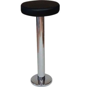 Secure Floor Fixed Bar Stools - Chrome