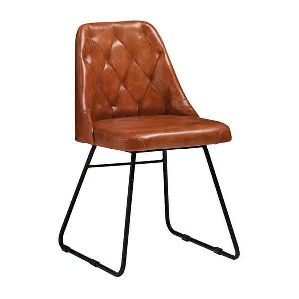 Harland Leather Chairs - Bruciato