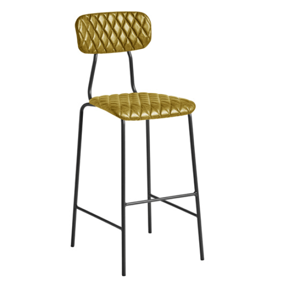 Kara Bar Stool - Vintage Gold