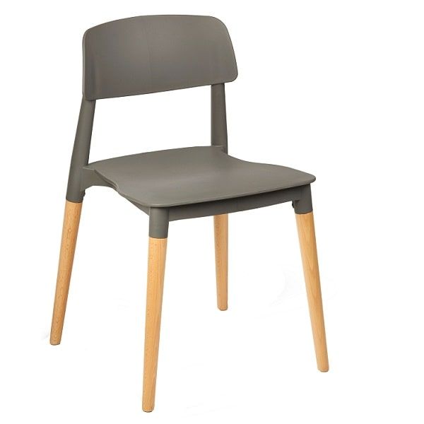 Luna Plastic Chairs - Grey