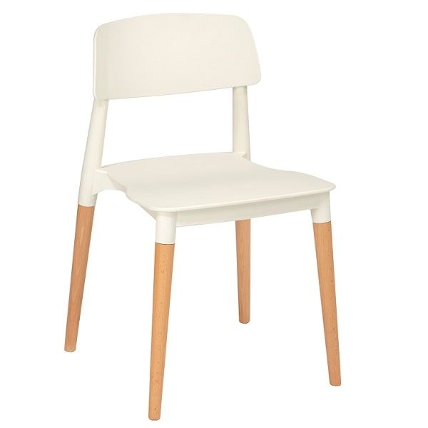 Luna Plastic Chairs - White