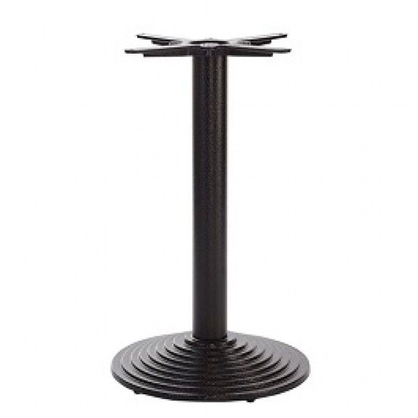 Mayan Black Cast Iron Table Bases for heavy tops
