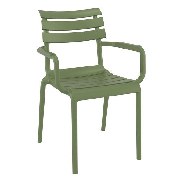 Paris Outdoor Armchairs - Olive Green