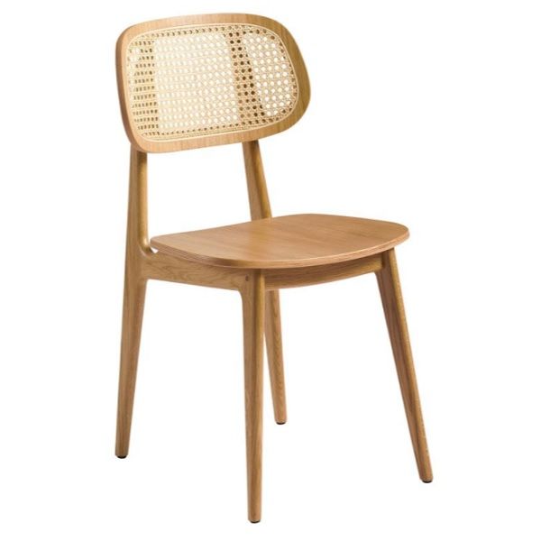 Relish Oak Restaurant Chairs / Natural Cane Back