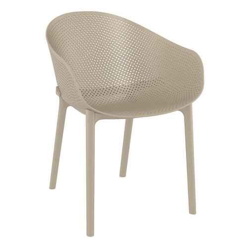 Sky Stacking Armchairs - Taupe