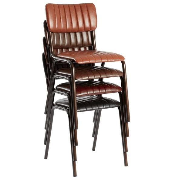 Tavo Stacking Chairs - Stacked
