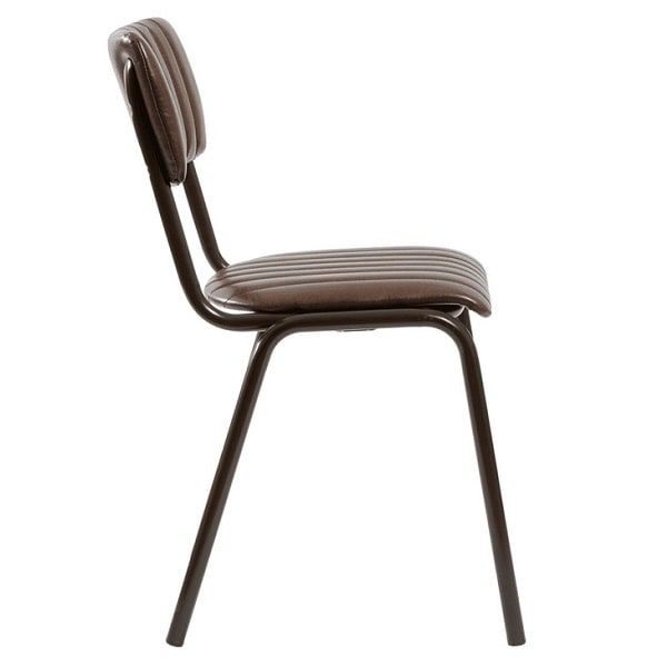 Tavo Stacking Chairs - Vintage Brown