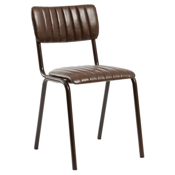 Tavo Stacking Chairs - Vintage Brown
