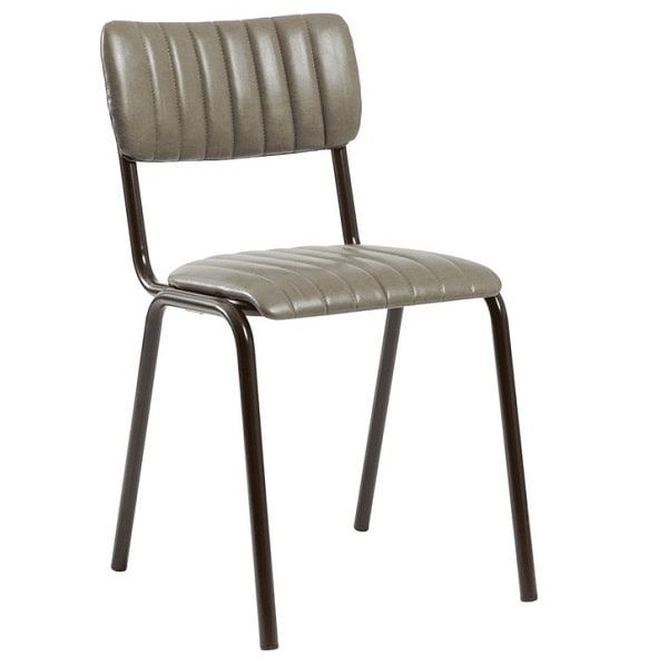 Tavo Stacking Chairs - Vintage Dark Grey
