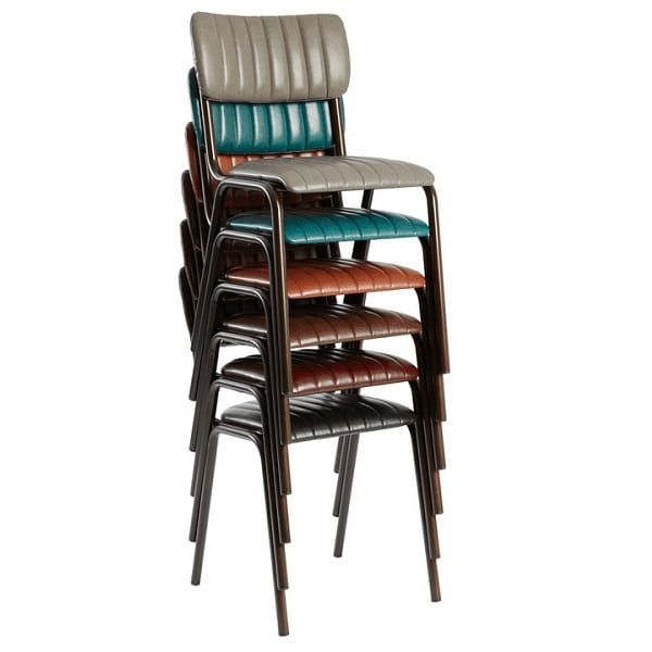 Tavo Stacking Chairs - Stacked