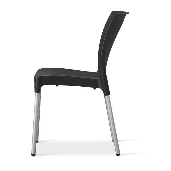 Vibe In/Outdoor Stacking Chairs - Black