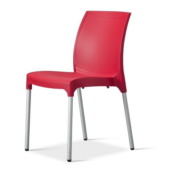 Vibe In/Outdoor Stacking Chairs - Red