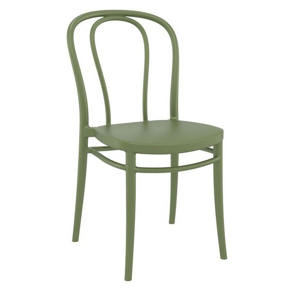 Victor Side Chair - Olive Green