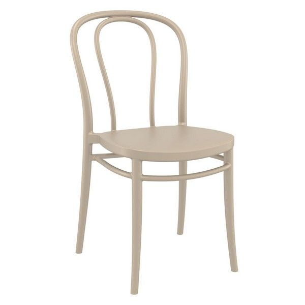 Victor Side Chair - Taupe