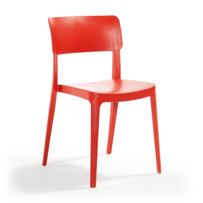 Vivo Side Chair - Terracotta Red