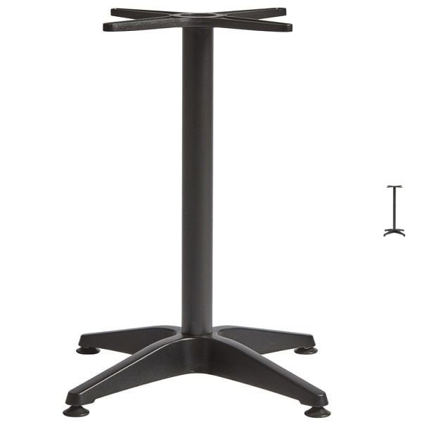 Black Alby Outdoor Table Legs