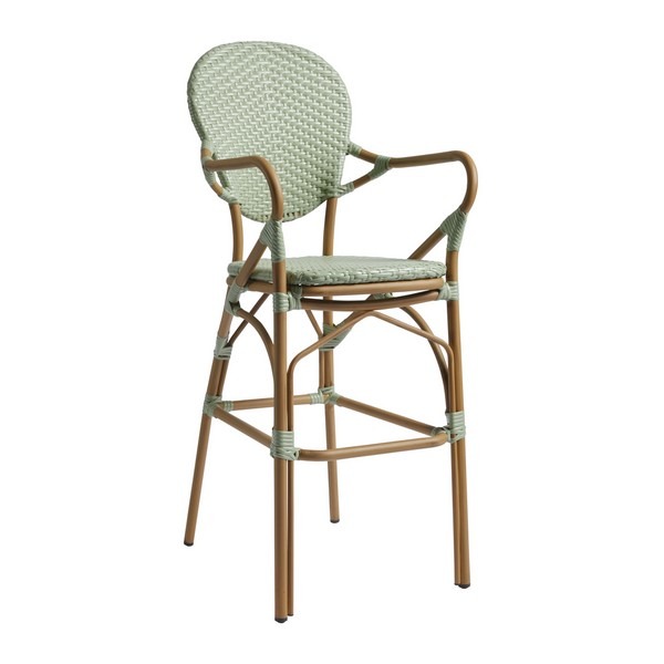 Brittany Bar Stool - Pastel Green