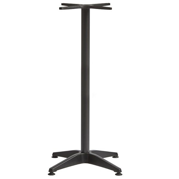 Black Alby Outdoor Table Legs - Poseur Height