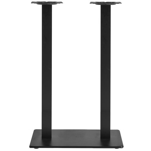 Anzo Twin Oblong Black Table Base - Poseur Height