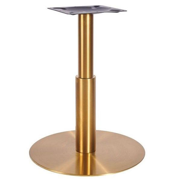 Atlas Large Table Base - Vintage Brass Base