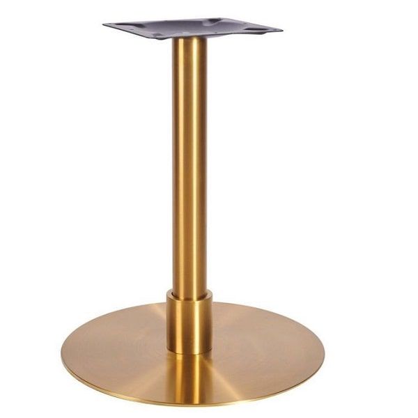 Atlas Large Table Base - Vintage Brass Base