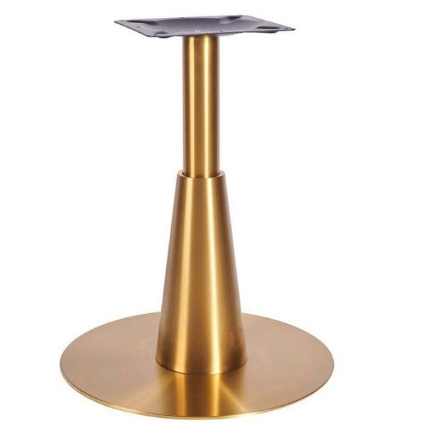 Ares Large Table Base - Vintage Brass