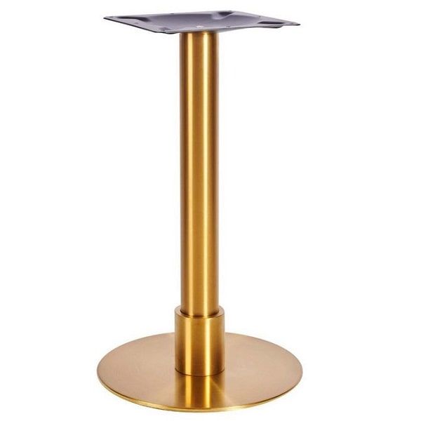 Atlas Small Table Base - Vintage Brass Base