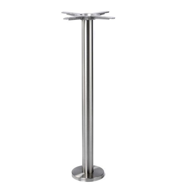 Anchor Brushed Stainless Steel Floor Mounted Base - Bar Height
