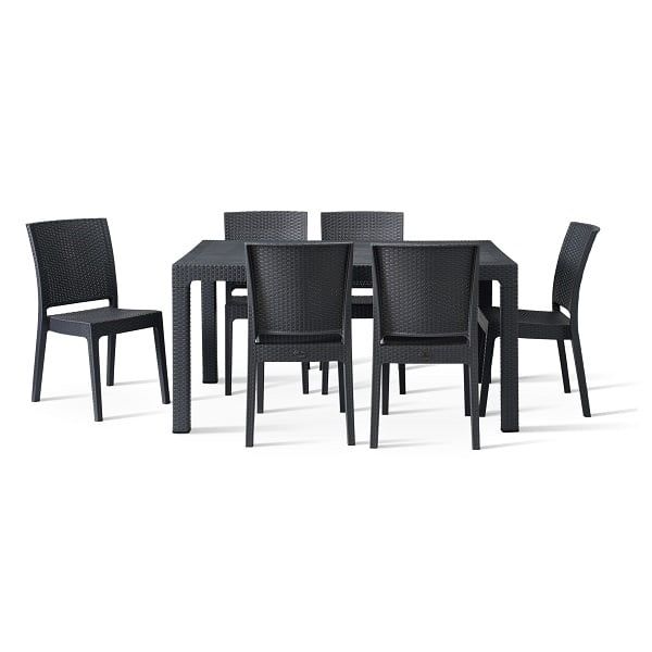 Canterbury 6 Seater Outdoor Table And Chair Set