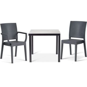 Urban Ceramic Outdoor Dining Tables and Chairs Set