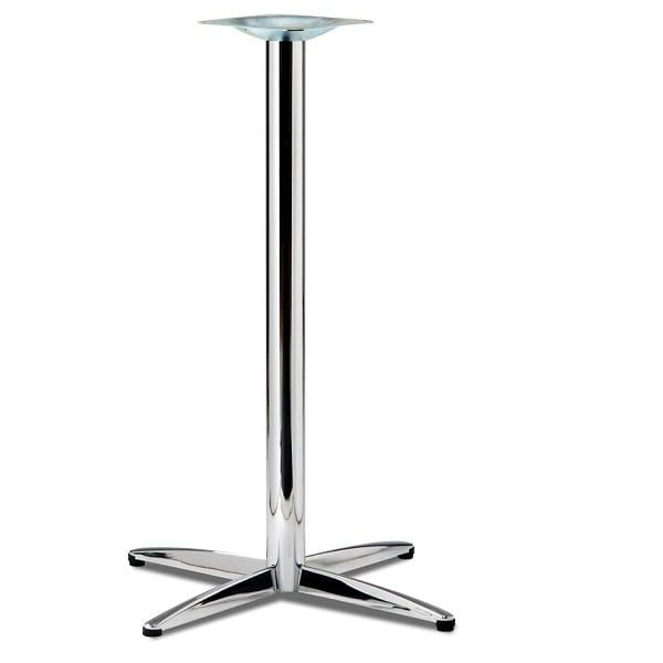 Lincoln Large Chrome Table Legs - Bar Height