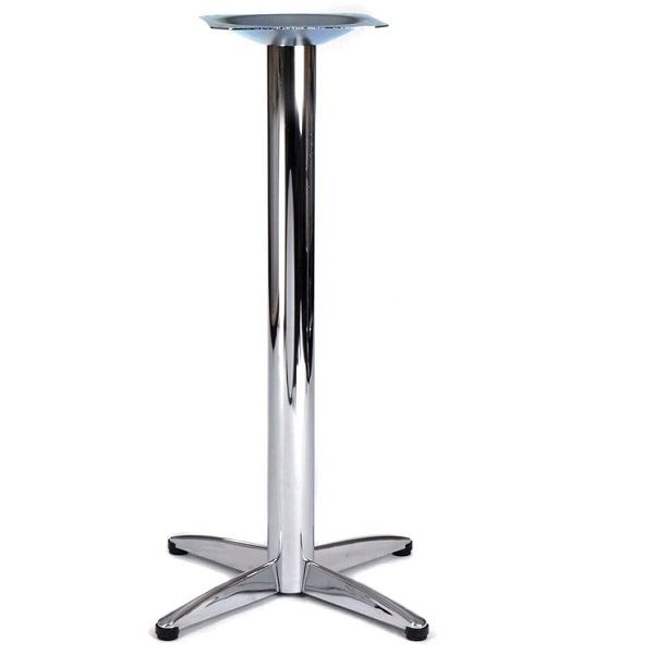 Lincoln Small Chrome Table Base - Mid Height