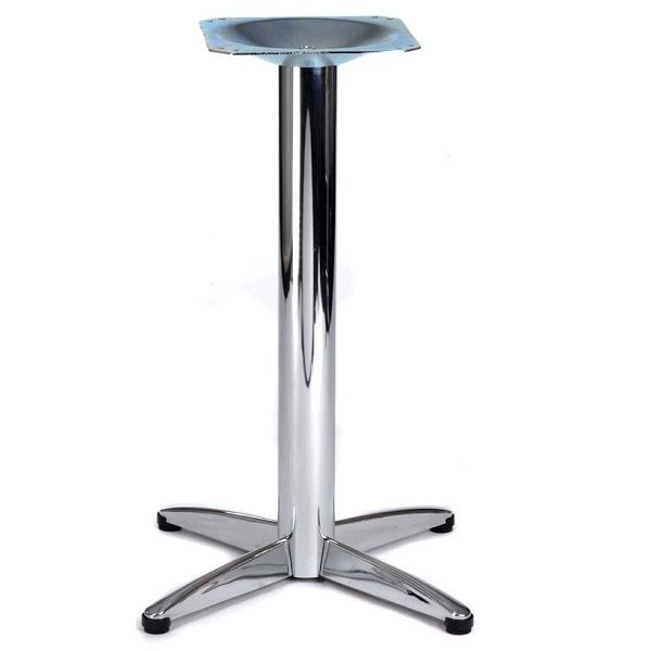 Lincoln Small Chrome Table Base - Dining Height