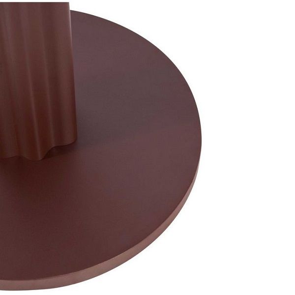 NOROCK™ NRxTMH Uneven Floor Dining Table Base - Jarrah Brown Detailed