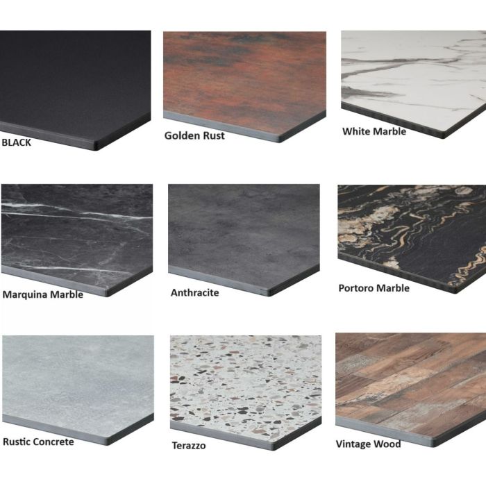Continental In / Outdoor Table Tops