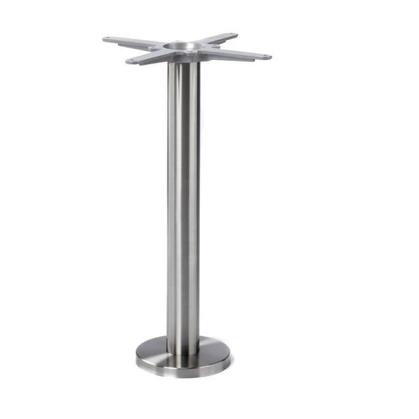 Profile Brushed Steel Floorfix Dining Table Bases