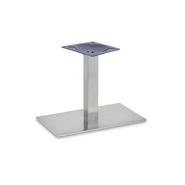 Profile Brushed Steel Rectangular Table Bases - Lounge Height