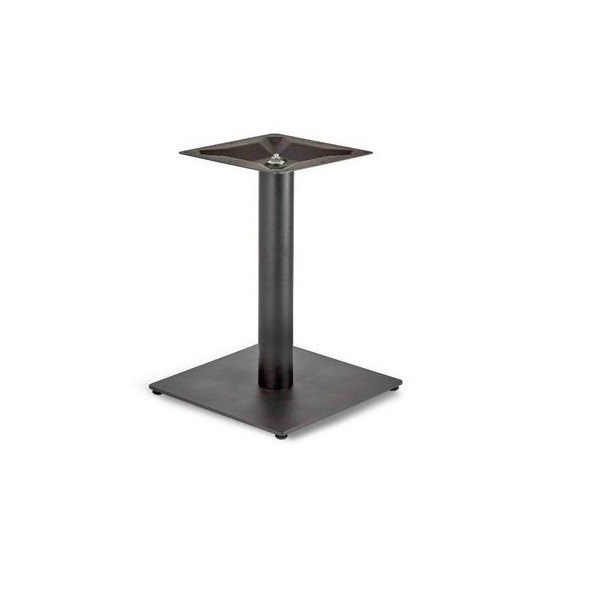 Profile Black Large Table Base Round column - Lounge Height